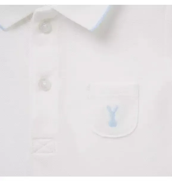 Baby Bunny Pique Polo Bodysuit