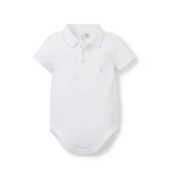 Baby Bunny Pique Polo Bodysuit