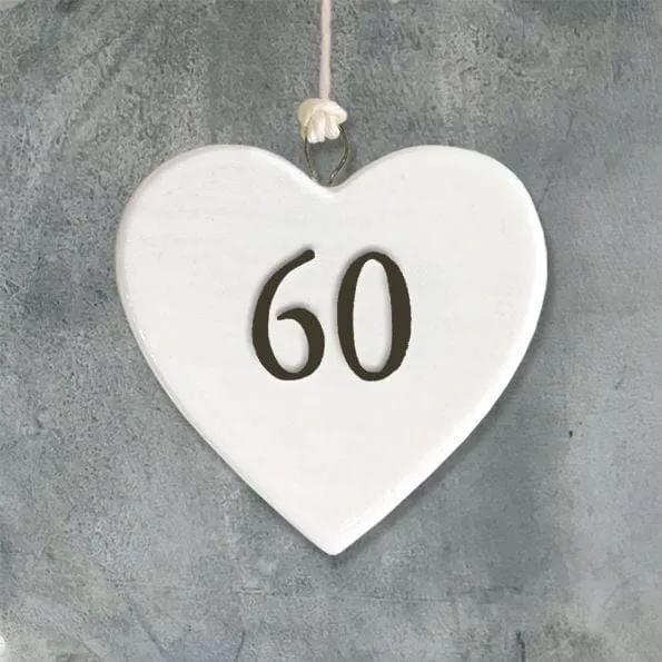 East of India Porcelain Heart - Age 60