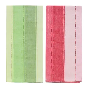 Holiday Ombre Stripe Dishtowel