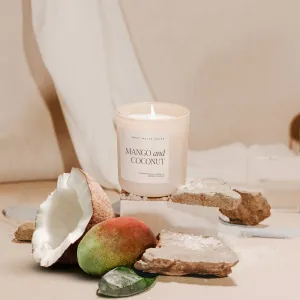 Mango and Coconut 15 oz Soy Candle