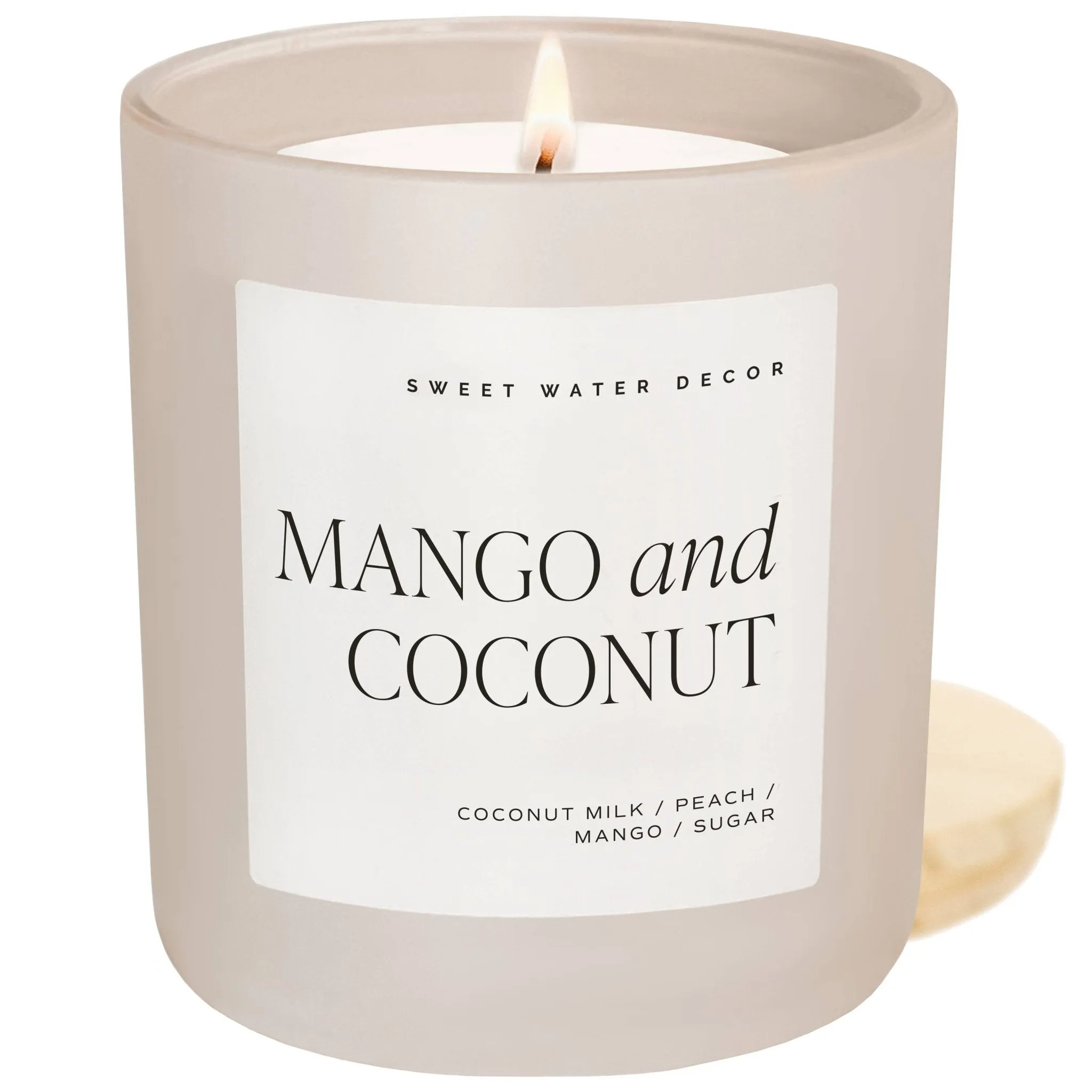 Mango and Coconut 15 oz Soy Candle