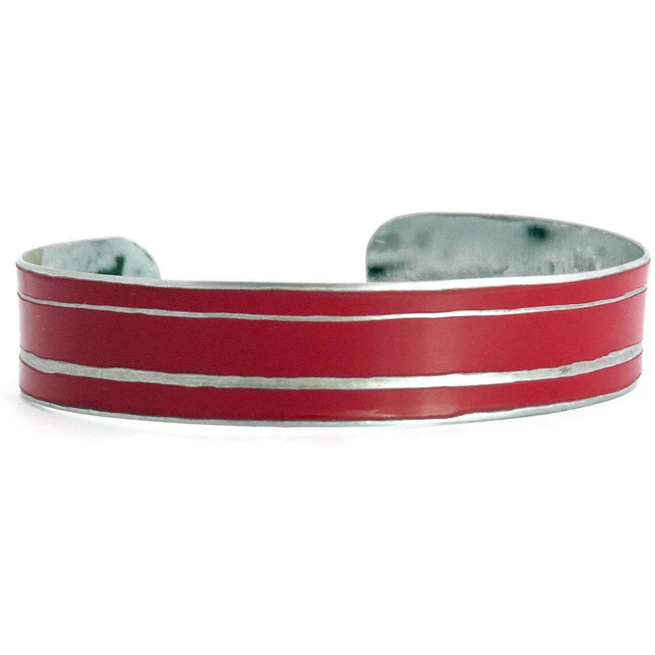 Mercedes Red Striped Cuff