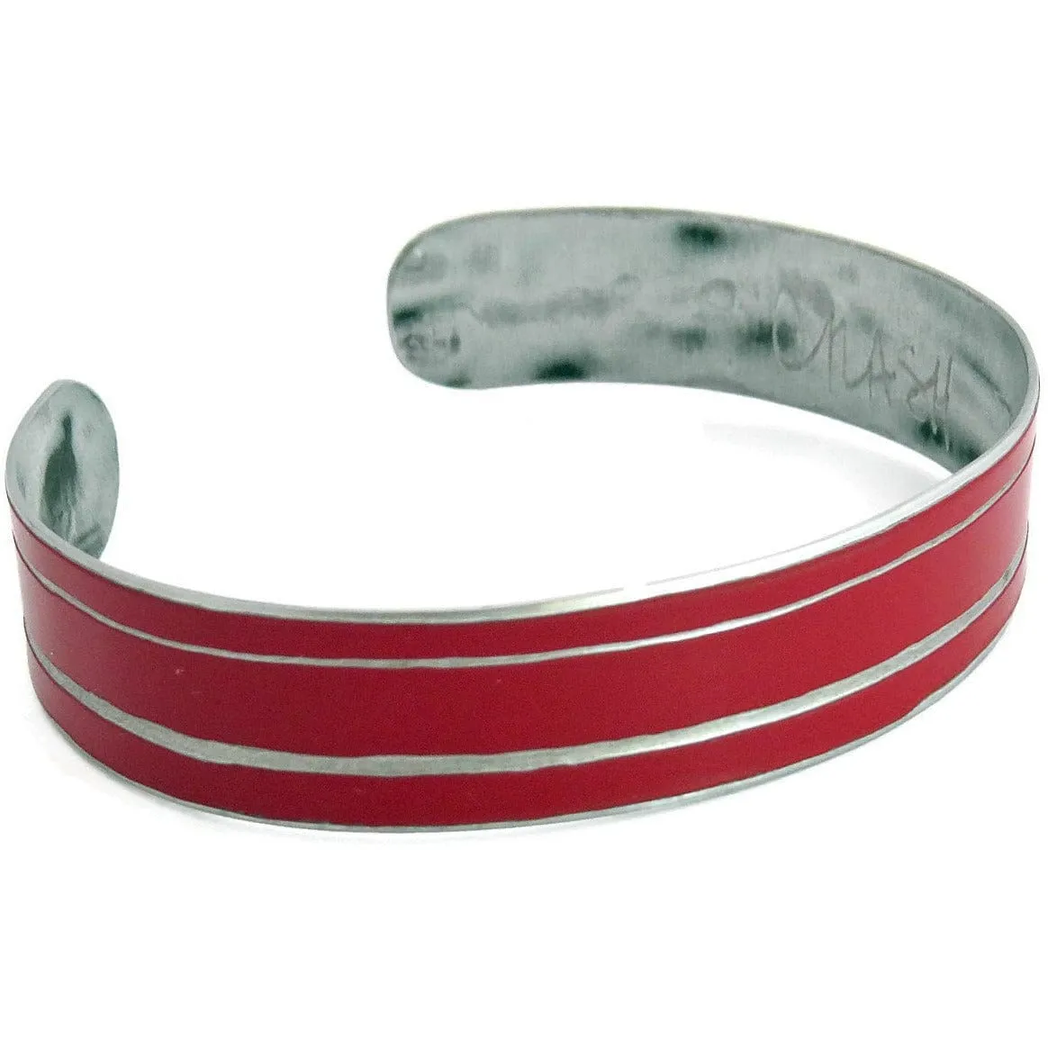 Mercedes Red Striped Cuff