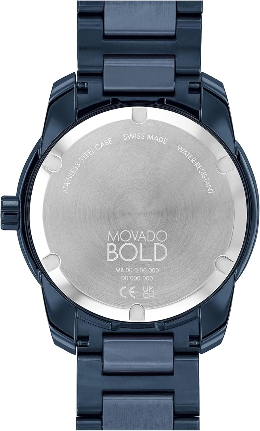 Movado Bold Verso Men's Sport Watch - Swiss Quartz Movement, Stainless Steel Link Bracelet - 5 ATM Water Resistance - Luxury Fashion Timepiece for Him - 42mm