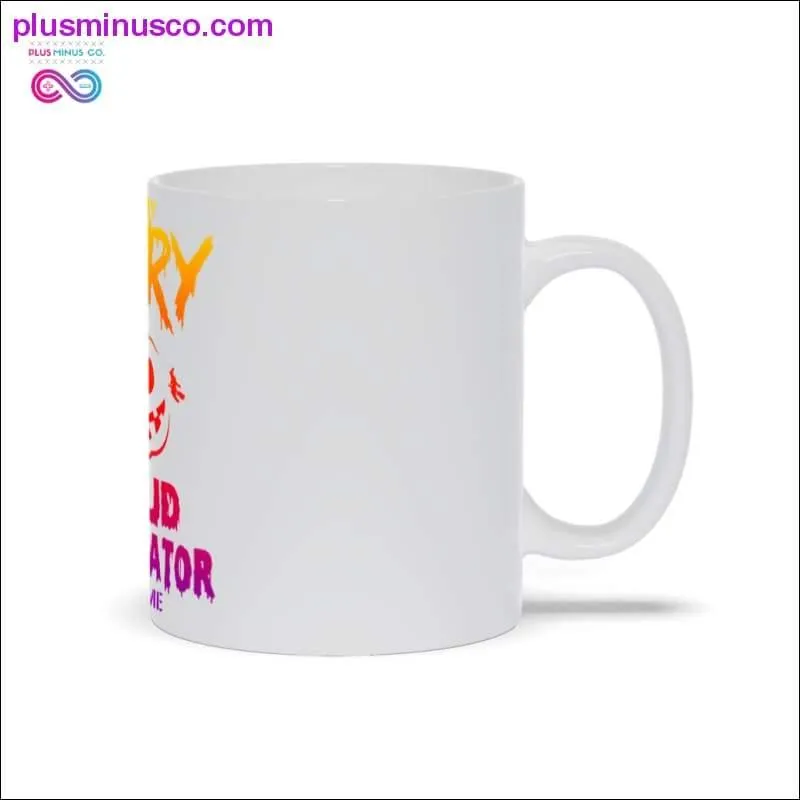 This is my Scary fraud Investigator costume Mugs